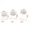 Bouteilles de stockage 50pcs verre avec couvercle 10ml / 15ml / 20ml Jar Case Jars Box Kitchen Home Container