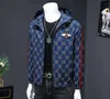 Spring Handsome Youth Embroidery Hooded Jacket Men's Slim Fit Fashion Brand Printed Coat Fashion Casual Top