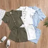 Pajamas Ma Baby 6M-4Y Infant Toddler Kid Boys Pajama Sets Summer Outfits Short Sleeve Tops Shorts D01 230511