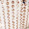 Lampadario di cristallo di alta qualità 100 metri / lotto 14mm vetro ottagono perline filo ghirlande parti della lampada catene cristal matrimonio casa