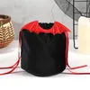 Confezione regalo Sacchetto di caramelle di Halloween Velluto Rosso Nero Orecchie di pipistrello Dolcetto o scherzetto Borse Imballaggio goccia