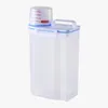 Bouteilles de stockage scellé baril de riz organisateur de cuisine récipient alimentaire pour boîte de farine de Grain organisateur Transparent pratique