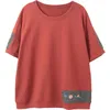 Camisetas de mujer Vintage Plaid parche bordado Simple Casual Streetwear algodón señoras Tops verano suelta manga corta para mujer ropa