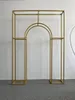 Party Decoration Wedding Arch Flower Stage Backdrop Metal Truss Cuboid Arc Background Gold Stand Props Round StandParty