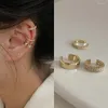 Dos boucles d'oreilles IFME délicat Zircon mignon Clip femme boucle oreille manchette pas de piercing faux Cartilage pour les femmes bijoux de mode