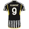 fans player soccer jerseys 22 23 24 home away MILIK DI MARIA VLAHOVIC KEAN POGBA CHIESA McKENNIE LOCATELLI football shirt 2023 2024 Kits men and Kids unifor