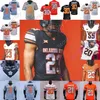 Oklahoma State Maillot de football OSU NCAA College Spencer Sanders Chuba Hubbard Braydon Johnson Paul Dominic Richardson Daniels Cobb Presley Green Taylor II