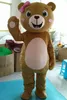 Costume de mascotte d'ours d'Halloween costume robe de soirée adulte tenue d'anniversaire Aniamls