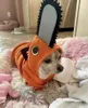 Pluxh Dolls Anime Chainsaw Man Pochita Pets Cosplay Costume para Cat Dog Pet Uniform Power Denji Pets fofos roupas laranja roupas 230512