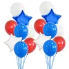 Dekoracyjne tablice American Independence Stars and Stripes laminowane balony amerykańskie Dekoracja Dekoracja Balloon Dopasowanie balonu na P230512