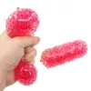 Squishy Caterpillar Fidget Toy Water Beads Squish Ball Anti Stress Venting Balls Funny Squeeze Toys Stress Relief Decompression Toys