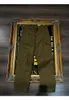 Herrenhose Tailor Brando HBT Fishbone Classic Vielseitig P37 Hohe Taille Gerade Arbeitskleidung Militär Retro