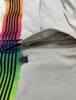 Herenbroek naalden awge broek mannen vrouwen borduurwerk vlinder naalden broek regenboog streep lading zweetwedstrijd t230512