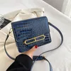 12% OFF Bag 2024 New Launch Designer Handbag New Pig Nose Crocodile Pattern Tofu Flight Attendant One Shoulder Crossbody Small Square