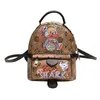 wholesale ladies shoulder bag 3 colors sweet and cute small fashion handbag thickened graffiti printed backpack wear-resistant outdoor leisure backpacks 1206#