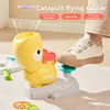 Sports Toys Air Rocket er Outdoor Soaring Flying Disc Saucer Foot Kid Jump Sport Game Educational for Children 230511