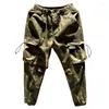 Pantalons pour hommes Style rétro hommes Camouflage Cargo printemps/automne mode décontractée en plein air grande taille survêtement ample
