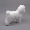 Simulering Animal Pet Dog Realictic Bichon Frise Dog Fur Animal Pet Model Home Decoration Puppy DY80100