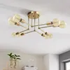 Luzes de teto modernas lâmpadas penduradas para lâmpada pendente decoração acessórios domésticos decoração e27 ouro preto nórdico luz