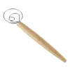 Danish Whisk Dough Egg Beater Coil Agitator Tool Bread Flour Mixer Wooded Handle Baking Accessories Kitchen Gadgets Wholesale