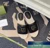 Designer klassische flache Hausschuhe weiblicher Buchstabe bestickte Hausschuhe Seilboden Außenhandel Fischerschuhe im amerikanischen Stil