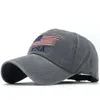 Snapbacks Hurtowa moda USA Flag Camuflage Baseball Cap for Men Women Snapback Hat Army American Flag Flag Trucker Wysoka jakość Vailies P230512