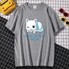 Men's T Shirts Yeah I Love You Too Whatever Printmale Shirt Aesthetic All-Match Tops Fitted Home Clothes T-Shirt Mens