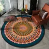 Mattor etnisk stil mandala rund kristall sammet matta soffbord tryckmatta vardagsrum sovrum stora områden dekorativ filt