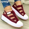 Sandalen Damen Casual Sneakers Schuhe Damen Sandalen Wedges für Damen offene Spitze 230512