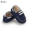 첫 보행기 Beckior Baby Boy Shoes Born Casual 유아 유아 PU 가죽 운동화 소프트 밑창 침대 모카신