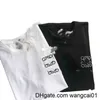 Wangcai01 herr-t-shirts Digner T-shirts Luxurys Loe Jia Broideri Short Sve T-shirt Men's and Women's Coup Spring Pure Cotton Summer White Sve Sve