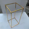 Party Decoration 10pcs)Gold Metal Wedding Flower Vase Stand For Table Centerpiece Yudao1984