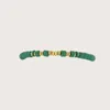 Strand KKBEAD Color oro distanziatore perline gioielli braccialetto per le donne Heishi Disc Bead Bracciali Y2k Accessori Ins Fashion Pulseras