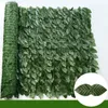 Decorative Flowers Artificial Ivy Fence Plant Grass Wall Hedge Panels Green Leaf Privacy Screen For Home Indoor Outdoor Garden Balcony