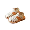 Slipper Summer Kids Sandals Weave Closed Toe Boys Beach Soft Bottom Baby Girl Shoes Sandles SHS129 230511