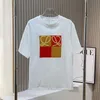 Yaz 3d Rölyef Tişörtleri Erkek ve Kadın Pamuk Tee Mektup Katı Kısa Kollu Yuvarlak Boyun Günlük T-Shirt