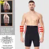 Erkekler Vücut Shapers Lazawg Vücut Şortları Erkekler İçin Şortlar Shapewear Kilo Kaybı Yüksek bel iç çamaşırı bel antrenörü karın kontrol külotu zayıflama 230512