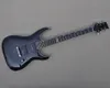 Factory Black String-thru-body Electric Guitar with Chrome Hardware,Offer Logo/Color Customize