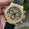 Designer completamente automatico orologio, 41mm, quadrante a stampa tigre, qualità AAA, fibbia pieghevole, vetro a zaffiro, regalo di Natale maschile