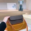 WOC Shoulder Bags designer Underarm Bag luxury Womens Handbag With Adjustable Leather Strap and Chain Vintage Envelop Purse Messenger bag Small Ladies Flap Wallet