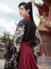 Vêtements ethniques 2021 nouveaux vêtements Hanfu brodés pour couple chinois traditionnel hommes/femmes vient Han Tang Song Ming dynastie vêtements DQL5458 G230428