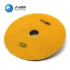 Polijstpads zlion 5 "roda de polimento de diamante galvanizado lixa de remoção agressiva para vidro concreto mármore granito polonês flexível