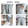 Pantalones de hombre Hombres Deporte Gris Pantalón de chándal Primavera Otoño Casual Negro Harem Pantalones Hip Hop Streetwear Pantalones sueltos Jogging Pantalones de chándal Pantalones 230512