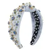 Hair Rubber Bands Vintage Luxury Fashion Baroque Pearl band Headband Ladies Beautiful Accessories 230512