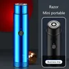 Electric Shavers Mini Shaver for Men Portable Razor Beard Knife USB Laad Heren Face Body Shaving Machine 230512