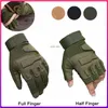 Cykelhandskar utomhus taktiska handskar airsoft sporthandskar halv finger/full finger militär armé stridsjakthandskar som skjuter män p230512