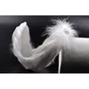 Hair Rubber Bands Style Swan Lake Ballet White Feather Headband For Woman Accessories Headwear PearlsFeather Headpiece 230512