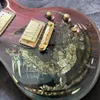 Customization Chameleon Electric Guitar Professional Travel Carved Maple Veneer