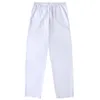 Męskie spodnie muzułmańskie arabskie szaty swobodne spodnie w lupgy spodnie harajuku moda solidne kolory męskie spodni białe pokrywki 230512