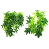 Fiori decorativi 30/40 cm Piante artificiali Fiore di plastica leggero e resistente alla luce Foglie verdi finte impermeabili Foglie pendenti con ventosa per